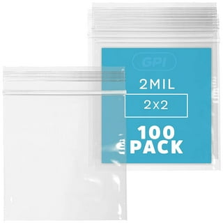 Mini Poly Bags (1.5x1.5) Small Plastic Baggies, Thick 2mil, Colorful Rave  Party Pouches (1515) Tiny Ziplock Dime Bag (500, Green)