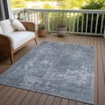 thumbnail image 6 of Addison Rugs Chantille Indoor/Outdoor Traditional Global Blue Washable Rectangle Rug, 2'6" x 3'10", 6 of 6