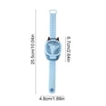 thumbnail image 3 of Plastic Mini Fan Blue Mini Portable Wrist Fan USB Rechargeable Desktop and Handheld Dual-Use Fan with 3 Speeds & LED Lights(1Pcs) Rkxzt, 3 of 9