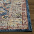 thumbnail image 2 of SAFAVIEH Bristol Xzavier Traditional Polyester Area Rug, Blue/Light Grey, 3' x 5', 2 of 5