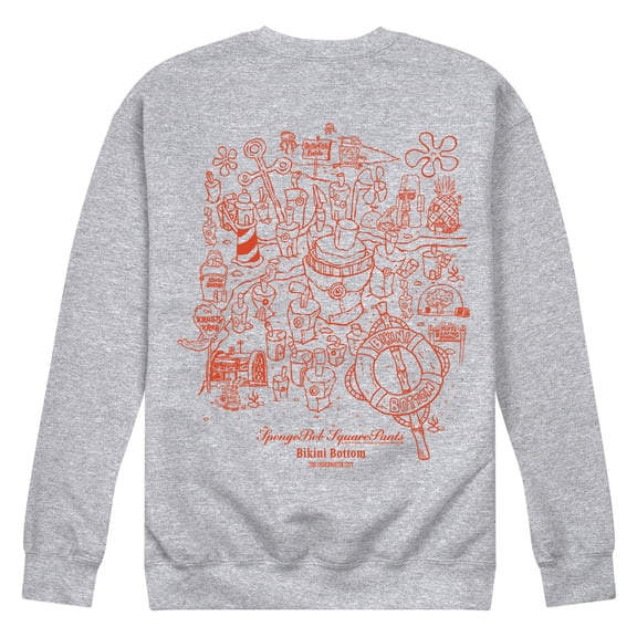 SpongeBob SquarePants - Bikini Bottom Graphic Fleece Sweatshirt