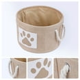 thumbnail image 2 of Unique Bargains Cotton Storage Cube with Handles Beige 13*8.1in, 2 of 6