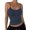 Dark Blue, variant on Women'S Minimalist Solid Color Backless Spaghetti Strap Camisole Summer Layering Basic Top