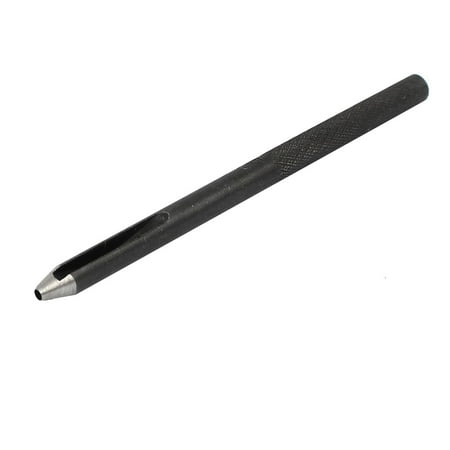 Hand Tooled Black Leather - Leather Gasket Strap Belt Hollow Hole Punch Hand Tool Black 1.5mm Dia