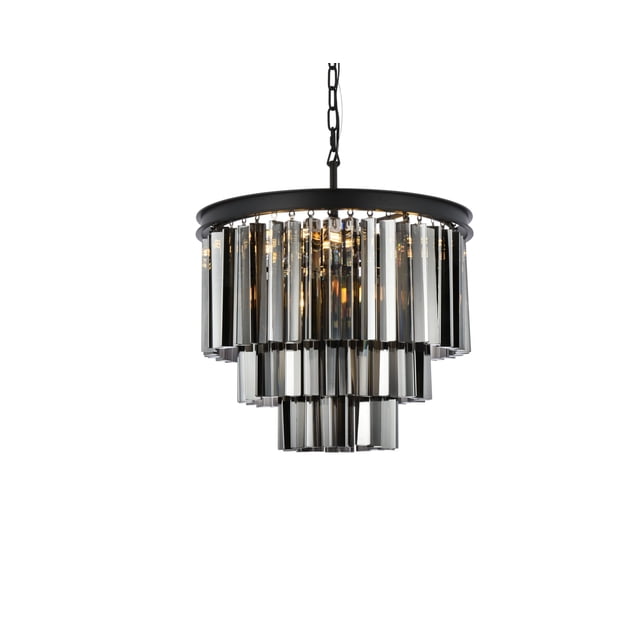 Elegant Lighting Sydney 20" 6 Light Royal Crystal Chandelier