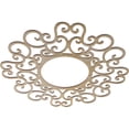 thumbnail image 2 of Ekena Millwork 38"OD x 14 1/2"ID x 3/8"T Reims Wood Fretwork Pierced Ceiling Medallion, Hickory, 2 of 3