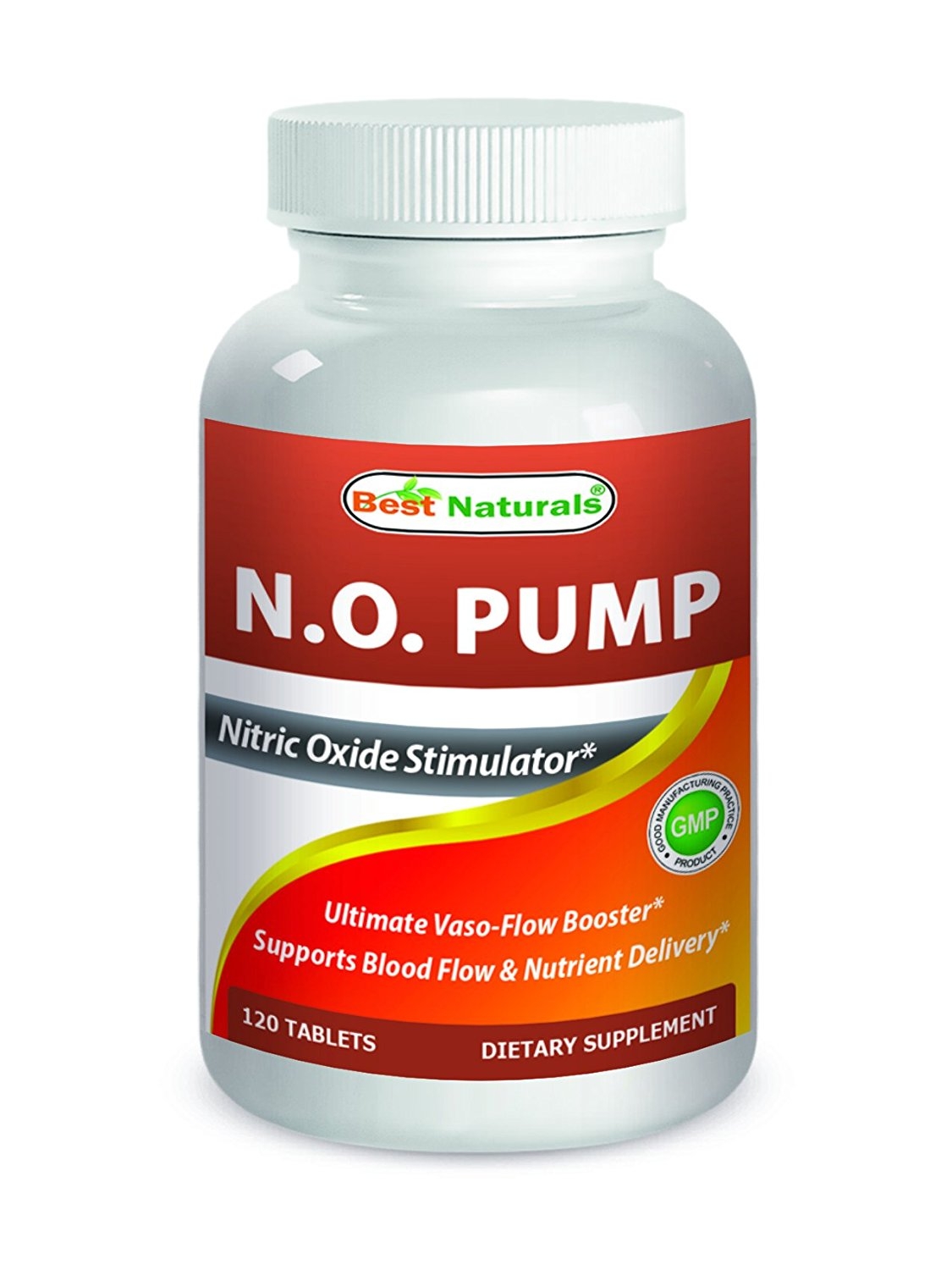 Best Naturals Nitric Oxide NO Pump 3000 mg per Serving 120 Tablets