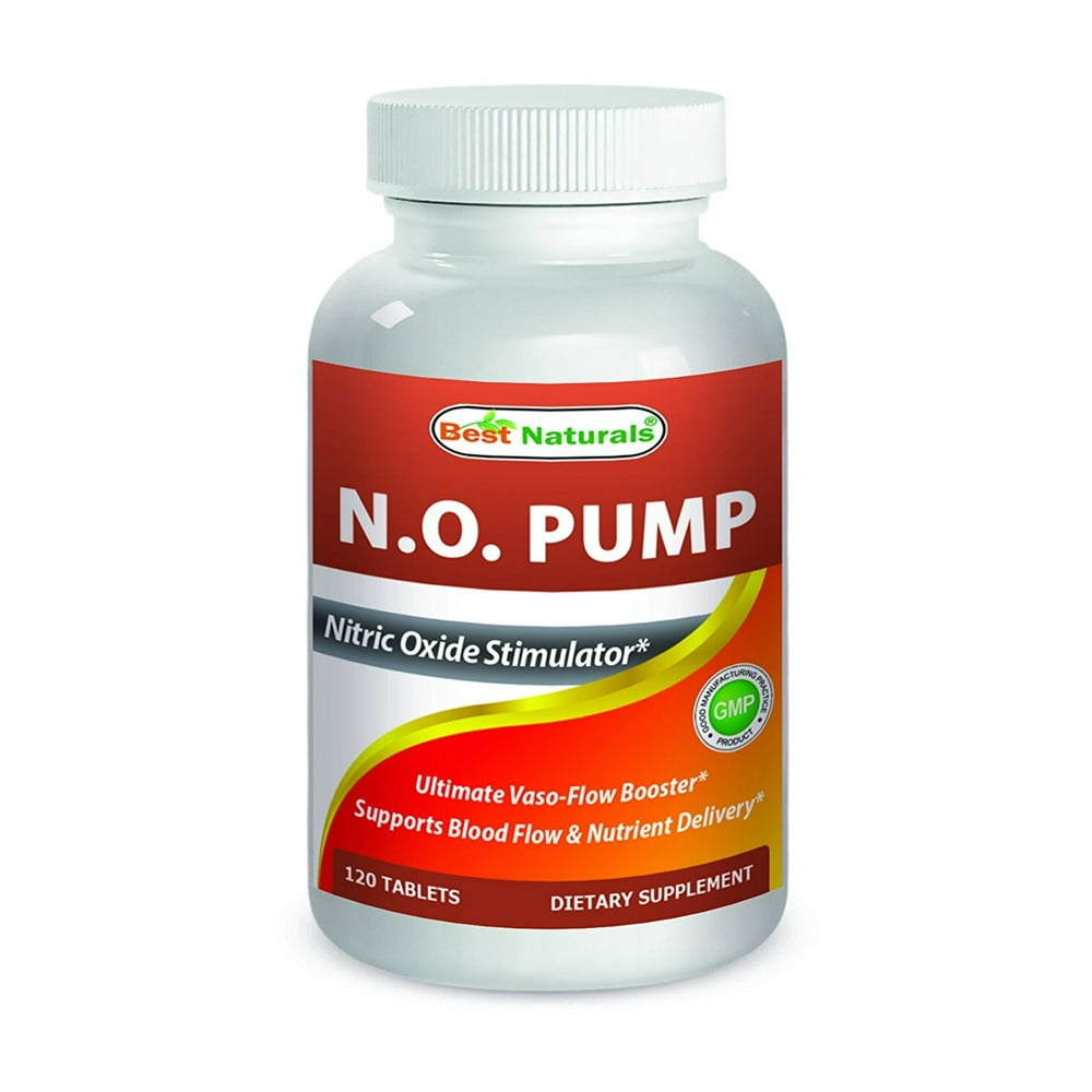 Best Naturals Nitric Oxide NO Pump 3000 mg per Serving 120 Tablets