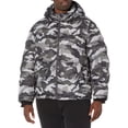 thumbnail image 1 of Chaqueta Tommy Hilfiger Classic con capucha acolchada gris camuflaje, 1 of 4