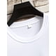 thumbnail image 3 of 100% Cotton Spring/Summer Casual T-Shirt with Pencil Print and Bow Decoration, Unisex Regular Fit Round Neck Tee for Boys and Girls, Medium Stretch Fabric, Perfect for Kids, 3 of 6