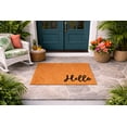thumbnail image 5 of Hello Doormat, Welcome Entryway Door Mat, Indoor Outdoor Front Door Mat (36x72 inches) WoodByStu 4155, 5 of 5