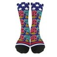 thumbnail image 4 of OQRKI 6 7 Socks, Funny Graphic Socks, Trendy Socks for Adult Women Men Hot Pink, 4 of 7