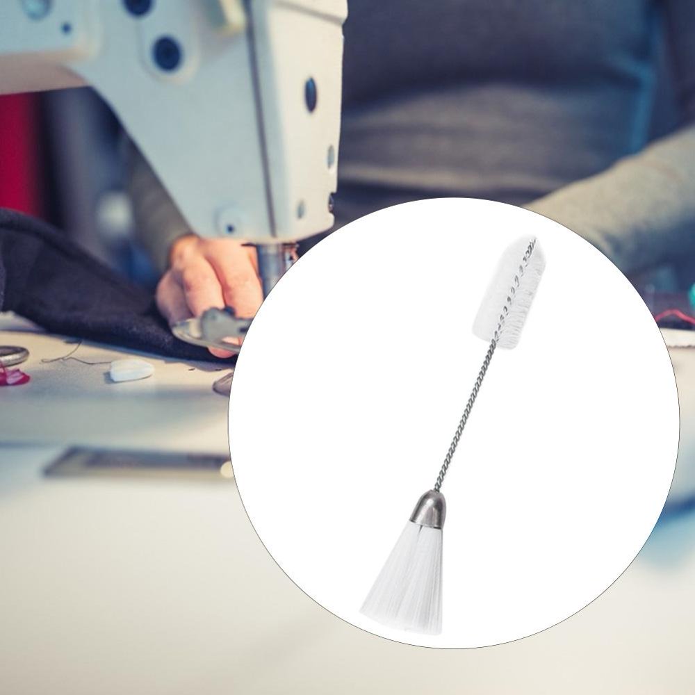 Tebru 10 Pcs Nylon Stainless Steel Sewing Machine Cleaning Brush