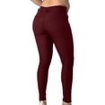 thumbnail image 2 of Pantalon Dama Vestir Moda Stretch Tiro Alto Formal Con Cinto, 2 of 3