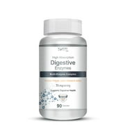 Vokin Biotech Digestive Enzymes - Multi-Enzyme Complex - 90 Capsules - 75Mg