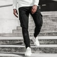 thumbnail image 2 of Vedolay Mens Sweatpants with Pockets Outdoor Fashion Jogging Casual Pants 2023 Black,M, 2 of 3