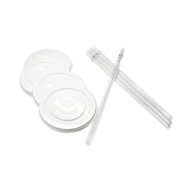 luminarc 8 piece arc international working glass lids, white