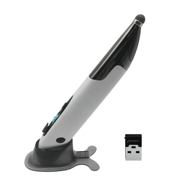 FlyFlise 2.4G Wireless Mouse Pen 4 Keys Vertical Pen-Shaped Stylus Bluetooth Connect Support Voice Translation