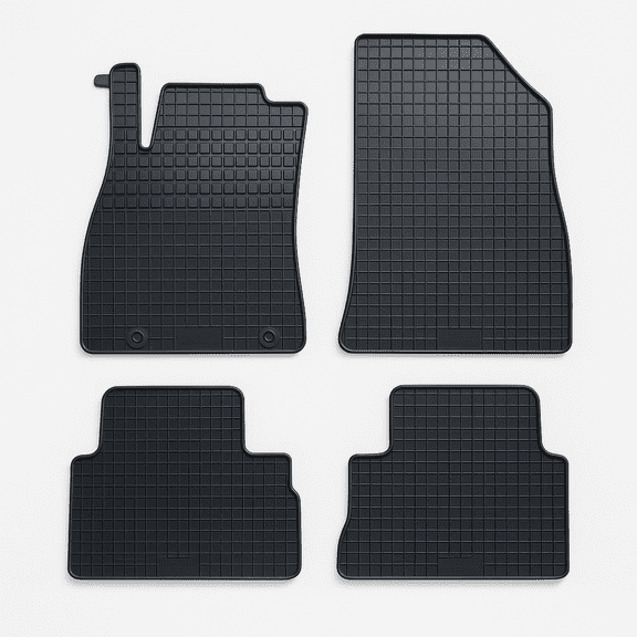 Custom Fit Floor Mats for 2011-2017 Nissan Juke Heavy Duty, All Weather Floor Liner Front and 2nd Row Full Set (Rubber, Black)