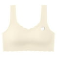 thumbnail image 2 of Bxsruta Teen Girls Wirefree Cotton Padded Training Bra Soft Breathable First Bra for Adolescents Daily Wear Medium Support, 2 of 7