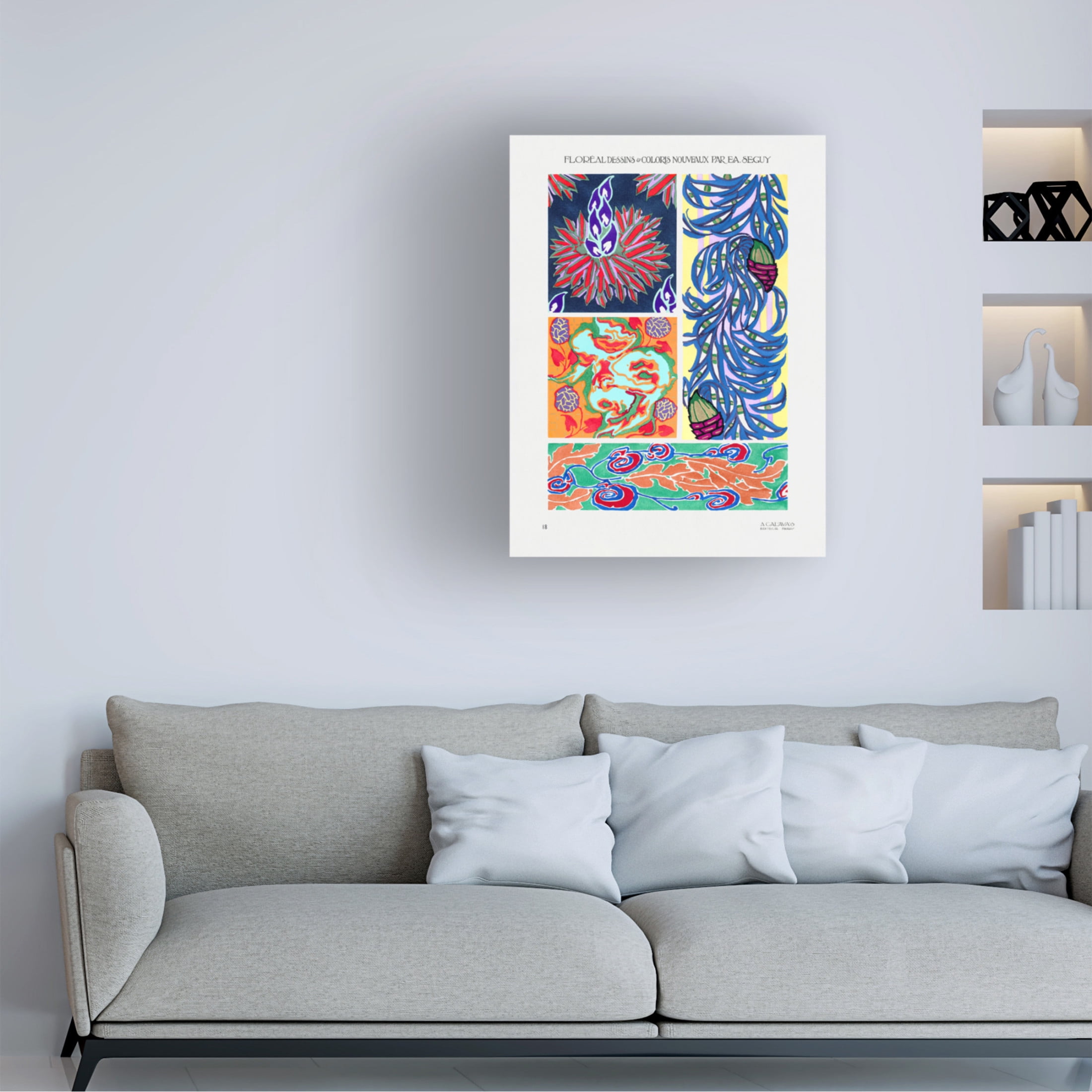 Trademark Fine Art Pictufy Pattern 18 Canvas Wall Art