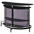 thumbnail image 4 of Amarillo Freestanding Glass Top Home Bar Wine Cabinet Black, 4 of 12