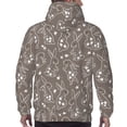 thumbnail image 7 of Fotbe Men's Hoodie with Retro Bunny Pattern - Kangaroo Pocket Pullover Hooded Sweatshirt, Perfect for Daily Wear, Travel, and Home-3X-Large, 7 of 7