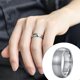thumbnail image 3 of Anillo Aleación clásica Sólido A prueba de herrumbre Dedos delicados Personalidad Punk Retro Circlet Fiesta de Navidad Distintivo Casual Ropa, zapatos y accesorios Miscelánea Plata 6 mm Jumpingount AP014482-05, 3 of 6