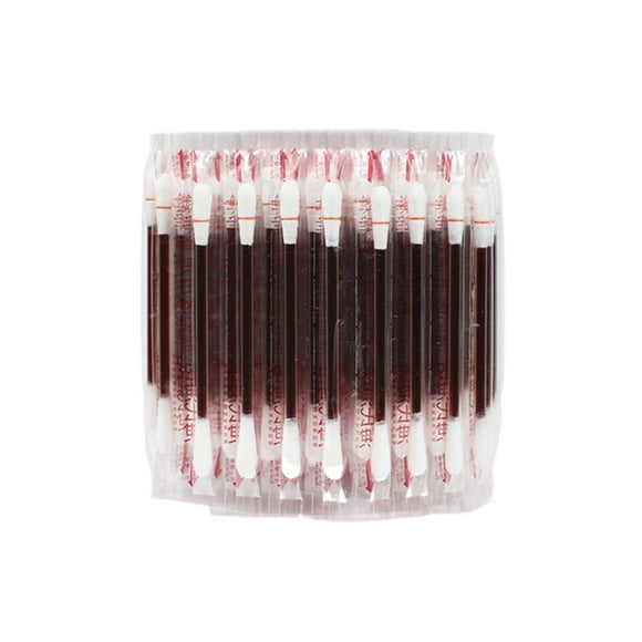 100Pcs Disposable Cotton Swabs Long Disposable qtips cotton swabs For Wound Care Makeup Travel