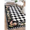thumbnail image 2 of Nuloom 3' 6 x 5' 6 Hand Hooked Morning Glory Rug in Black, 2 of 4