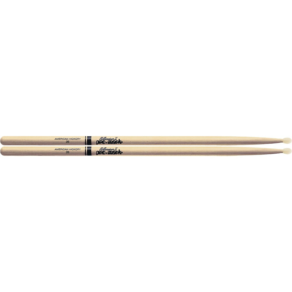 Promark American Hickory Drum Sticks 6-Pair Nylon 2BN