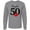 Athletic Heather, variant on Inktastic Chapter 50 Fiftieth Birthday with Red Lips Long Sleeve T-Shirt
