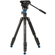 Benro A2883FS4PRO Travel Angel Aero-Video Tripod Kit with Leveling Column and S4PRO Head, Payload 8.8 lb