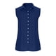 thumbnail image 5 of Camisetas con Cuello en V Mujeres sin Mangas Tops de Verano Blusa de Moda Casual para el Uso Diario de la Fiesta, Chaleco de Poliéster, 5 of 8