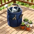 thumbnail image 3 of Lunxisen 2 Pcs Portable Storage Basket Drawstring Folding Organizer Multi Functional Tool Bag for Camping Gardening Home, 3 of 7