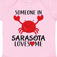 thumbnail image 4 of Inktastic Someone in Sarasota Loves Me Boys or Girls Baby Bodysuit, 4 of 5