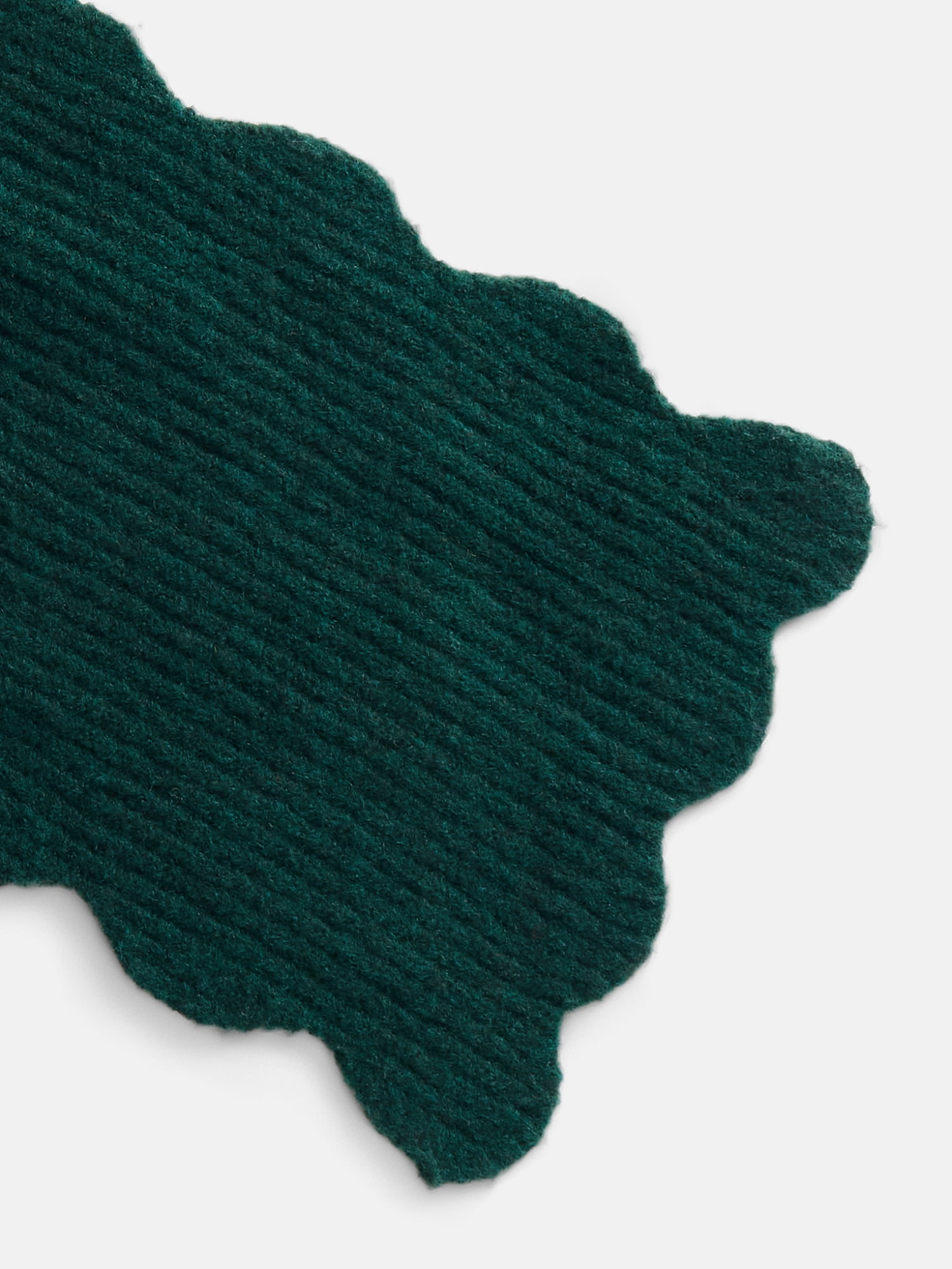 Scenario Women's Rib Knit Scarf, Green