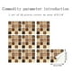thumbnail image 3 of 10 Unidades De Pasta Para Azulejos Cerámicos Adhesivos, Pasta Para Azulejos Cerámicos 3D Con Diseño De Celosía, Adhesivos Decorativos Impermeables Para Paredes Diy., 3 of 8