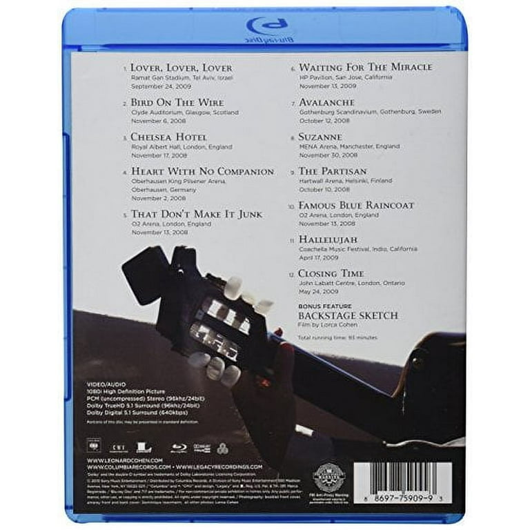 Songs From the Road (Blu-ray), Sony Legacy, Music