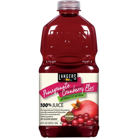 Langers 100% Juice, Cranberry Pomegranate Plus, 64 Fl Oz, 1 Count