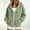 Green, variant on PRINxy Women's Cozy Sherpa Long Sleeve Hooded Full Zip Jacket with Drawstring and Side Pockets for Fall Winter Casual Beige L