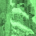 thumbnail image 1 of Ahgly Company Indoor Square Abstract Emerald Green Modern Area Rugs, 3' Square, 1 of 4