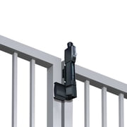 Magnalatch Vertical Pull Pet Safety Gate Latch, Black, 12-1/2 In.