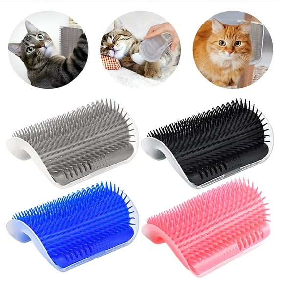 ACDANC 2026 New Cat Self Groomer for Indoor Cats Face Scratcher Wall Corner Massager Brush Scratcher Comb for Long Short Fur Cat (1Pcs)