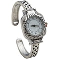 thumbnail image 5 of Blekon Collections Quartz Women's 27mm Case Cross Patterned Bangle Watch, 5 of 5