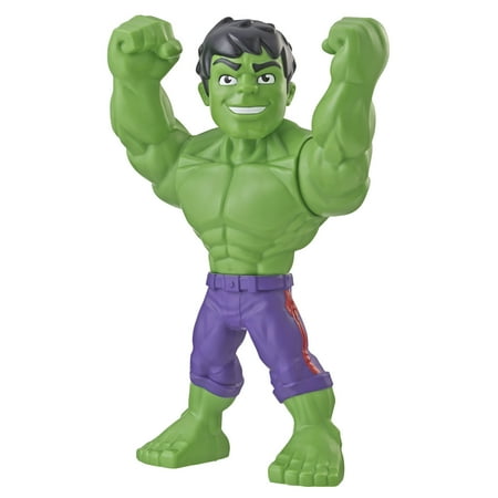 Playskool Heroes Marvel Super Hero Adventures Mega Mighties Hulk, 10-Inch Action Figure, Toys for Kids Ages 3 and (Top 10 Best Marvel Superheroes)