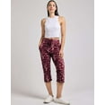 thumbnail image 6 of Real Essentials 3-Pack: Women's Capri Open Bottom Soft Sweatpants with Drawstring (Available in Plus Size), 6 of 7
