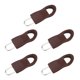 thumbnail image 2 of Guardurnaity Tirador de cremallera de repuesto para fijador de cremallera de ropa para maleta de viaje Accesorios de disfraces Marrón 8 # 5 piezas, 2 of 6