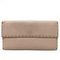thumbnail image 2 of Pre-Owned Fendi 8M0144 Selleria Bifold Double Snap long wallet Long Wallet pink pink (Good), 2 of 9