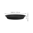 thumbnail image 2 of WHAMVOX 5 Pcs Thickened Water Tray 25.00X25.00X3.00CM Black, 2 of 8